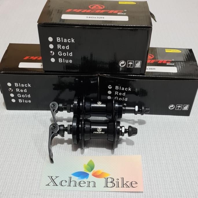 HUB BOSH SEPEDA 36H DRAT PACIFIC ALLOY QR BISA BUAT REM CAKRAM