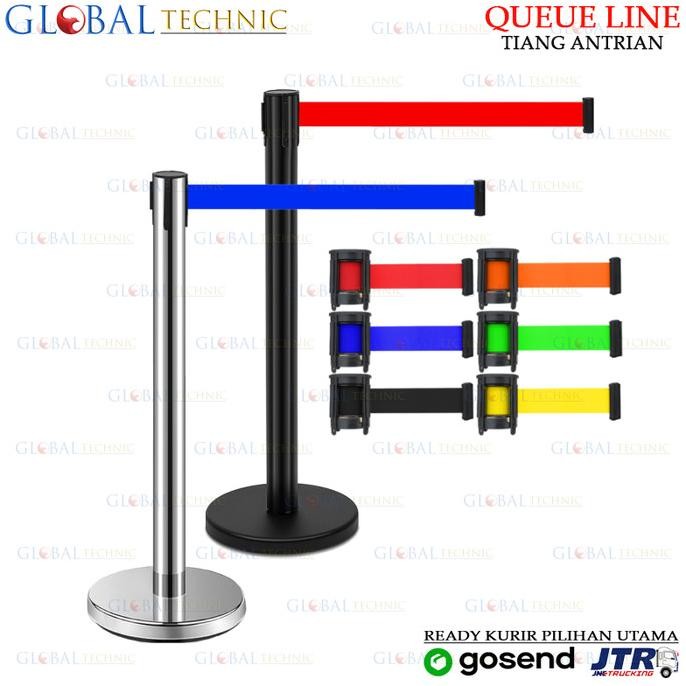 

Standing Barrier Queue Line / Tiang Antrian Stainless Pembatas Jalan