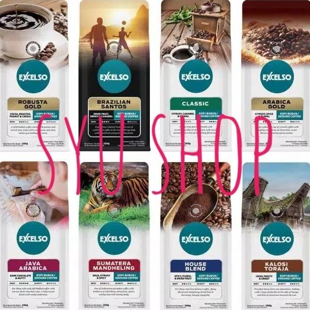 

Murah Excelso 200 Gr Ground Coffee Kopi Bubuk