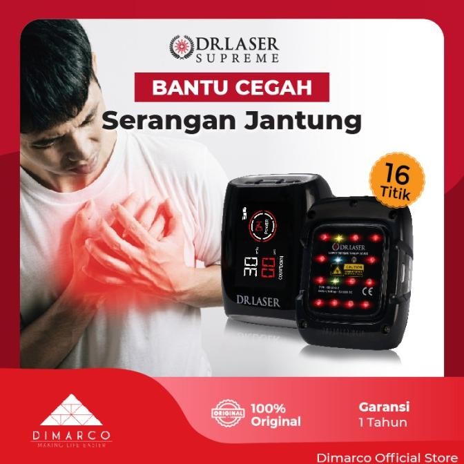Sale! DR LASER SUPREME 16 TITIK Alat Terapi Kesehatan Diabetes Jantung