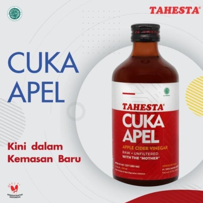 

STOK TERBATAS CUKA APEL TAHESTA 320 ML ORIGINAL / SUPLEMEN MENCEGAH KULIT BERJERAWAT