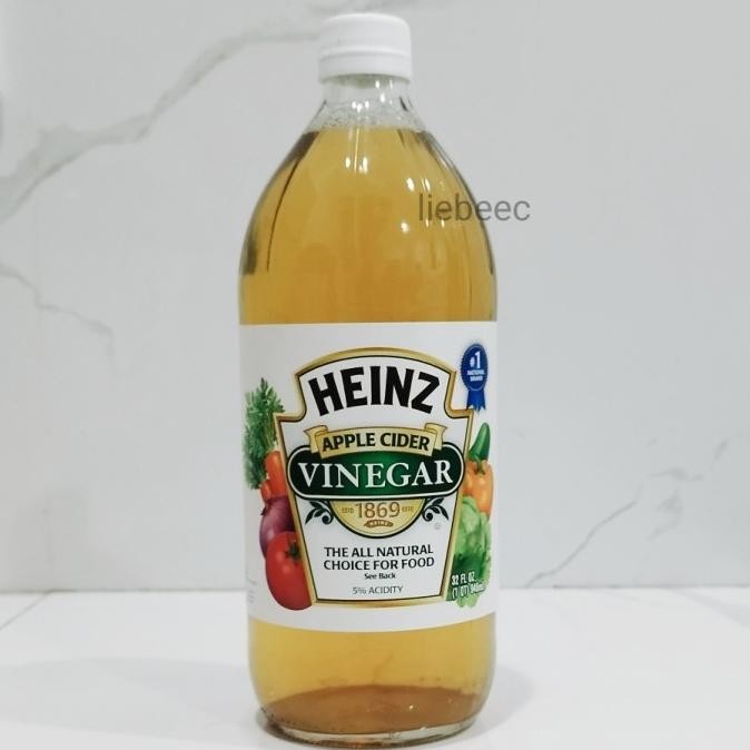 

STOK TERBATAS HEINZ APPLE CIDER VINEGAR 946 ML / CUKA APPLE 32 OZ