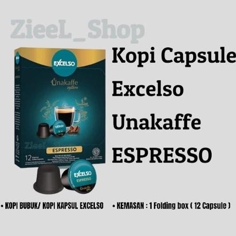 

Sale Kopi Kapsul Excelso| Unakaffe Espresso / Cafeteiro