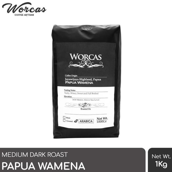 

Grosir Kopi Arabica Papua Wamena 1 Kg (Biji/Bubuk) | Worcas Coffee