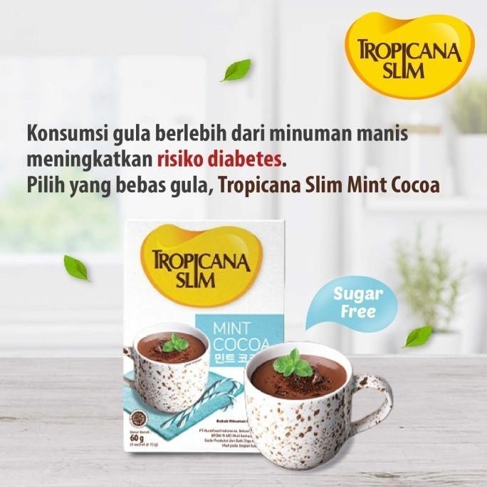 

Murah Twin Pack: Tropicana Slim Mint Cocoa (10 Sch) - Minuman Bebas Gula