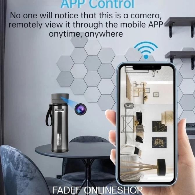 KAMERA MINI TERSEMBUNYI TANPA KABEL TERHUBUNG HP CAMERA CCTV KECIL MINI PENGINTAI JARAK JAUH SPY CAM