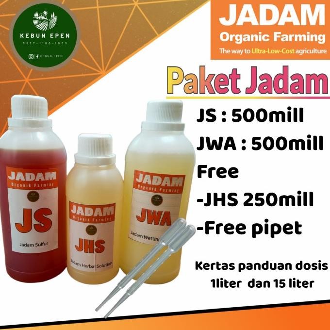 Paket Jadam JS 500ml+ JWA 500ml FREE JHS 250ml murah