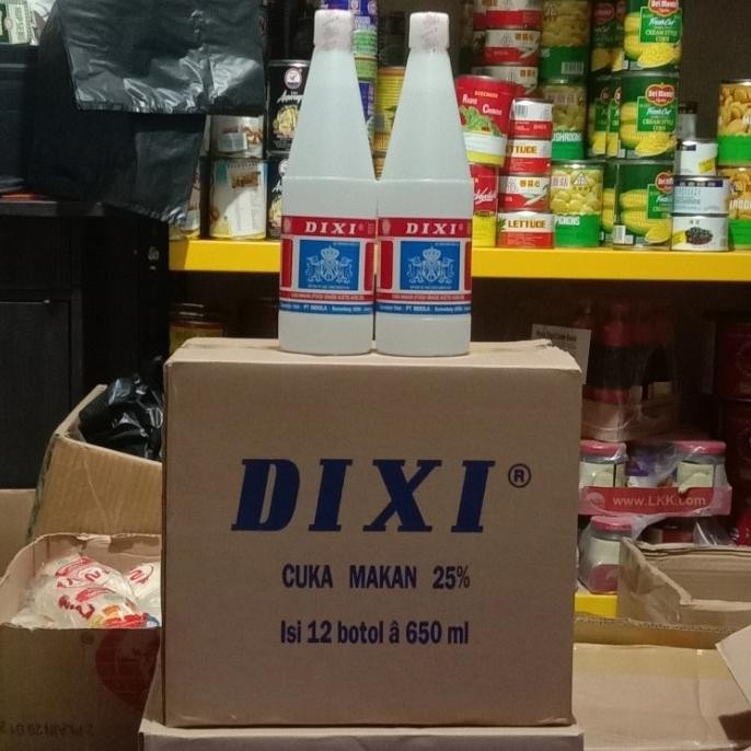 

STOK TERBATAS CUKA DIXI 650ML 1 DUS