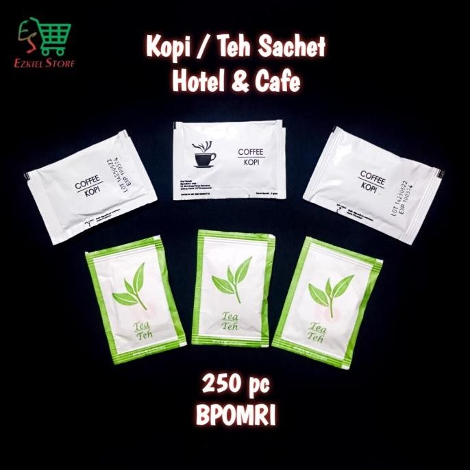 

Grosir Kopi Teh Sachet Hotel Cafe 250 Pcs Kopi Instan Teh Celup