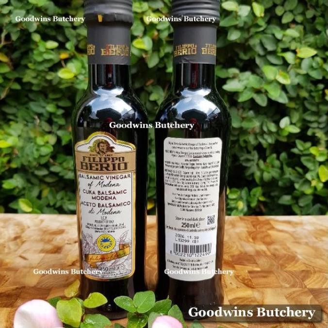 

STOK TERBATAS CUKA VINEGAR BALSAMIC VINEGAR FILIPPO BERIO 250ML RED WHITE