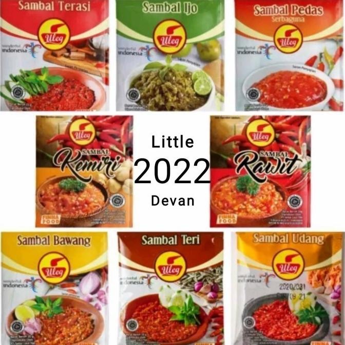 

finna sambel uleg terasi teri udang bawang rawit kemiri ijo 20gr x 10