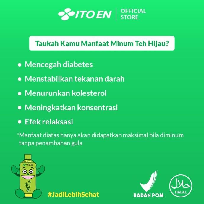 

Promo Ito En Oi Ocha Green Tea No Sugar 300Ml Isi 24 Pcs - Khusus Instant