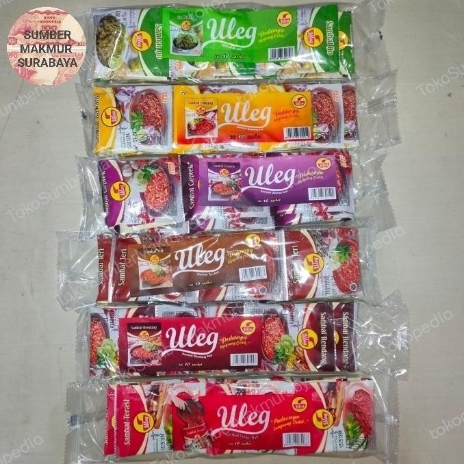

FINNA ULEG SAMBAL VARIAN RASA isi 10pcs