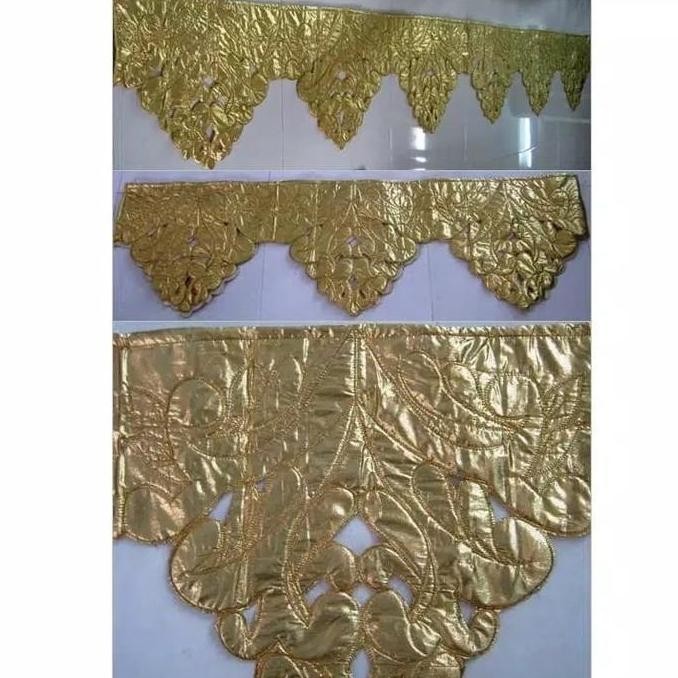 Ready taplak meja prasmanan wedding // dekorasi poni meja prasmanan