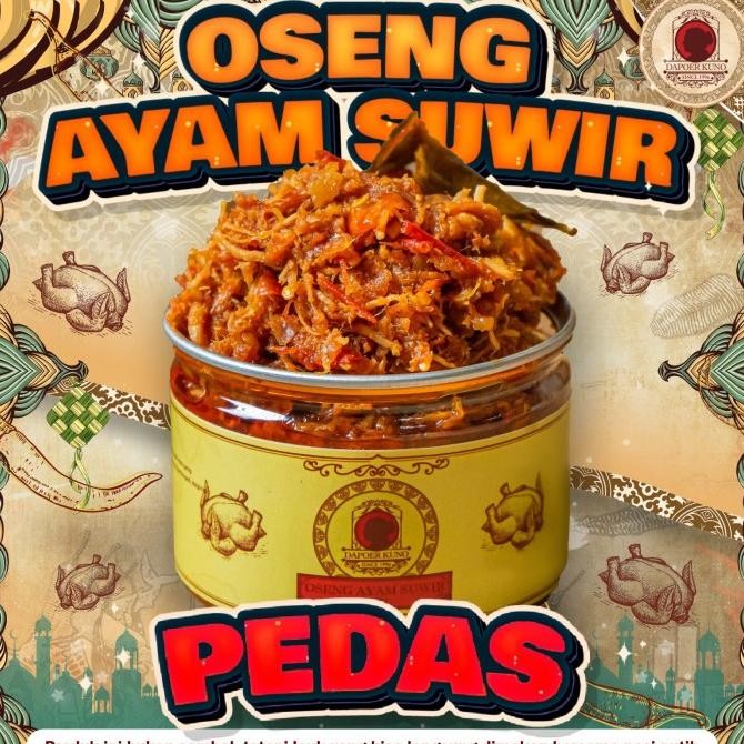 

Oseng Ayam Suwir Pedas DAPOER KUNO