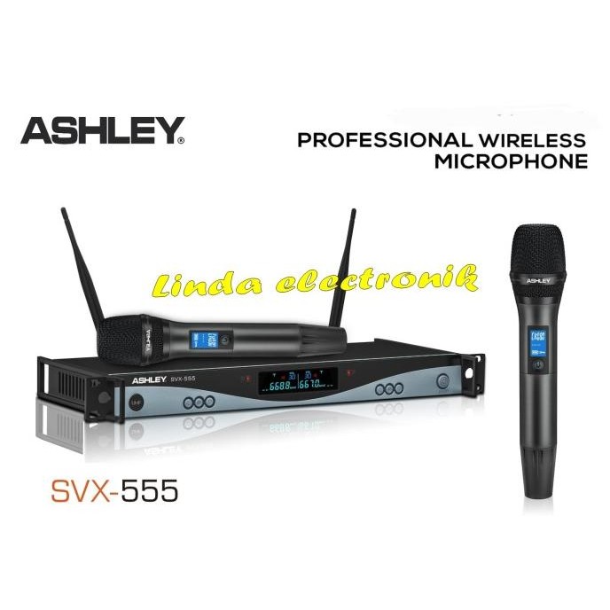 mic wireless digital fequency ashley svx 555 / svx555 handheld