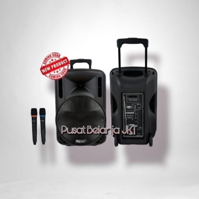 SPEAKER AKTIF PORTABLE WIRELESS AIWA WAS-110LVE 10 INCH USB BLUETOOTH