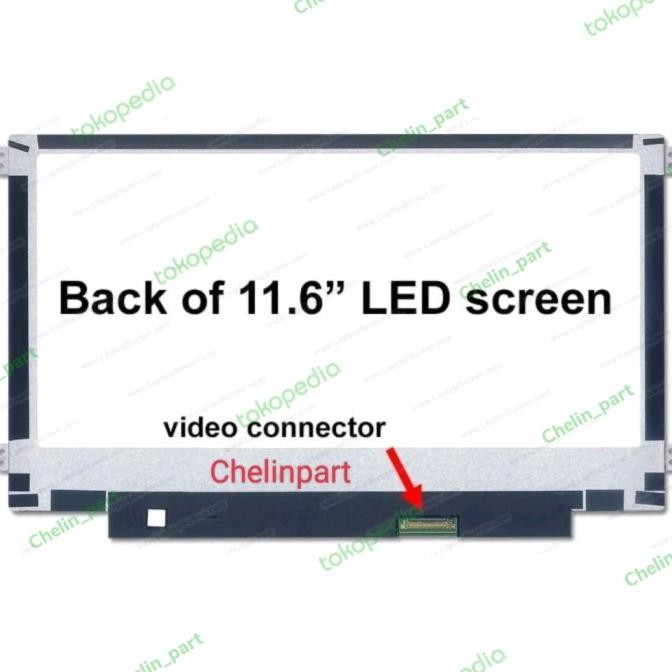 Led Lcd Laptop Zyrex Sky 232 Mini 11.6 inci 30 Pin Kiri Kanan