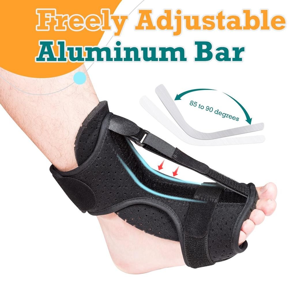 Premium Plantar Fasciitis Ankle Support Lp Adjustable Drop Ankle Foot Orthosis Stroke Kesehatan High