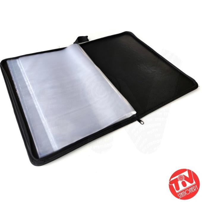 

tyS Clear Holder Zipper Yushinca Document Keeper F4 / FC 40 Pockets