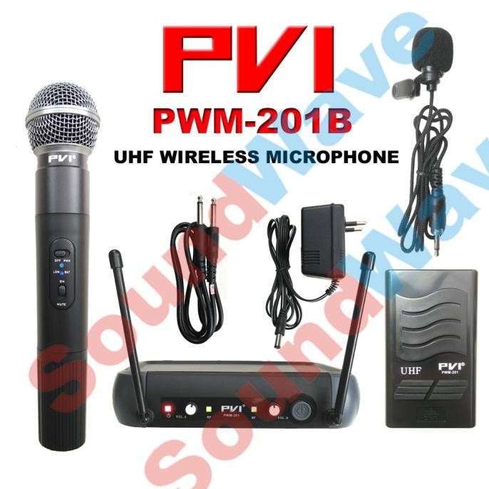PVI PWM-201B WIRELESS MIC/MIK/MICROPHONE/MIKROFON 201 B