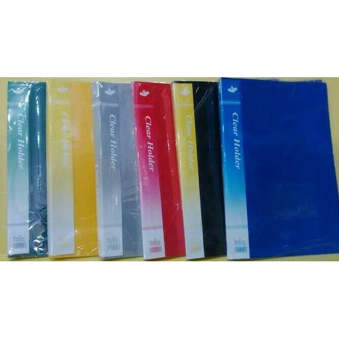 

tyS Clear Holder / Document keeper Felix 40 lembar folio / f4