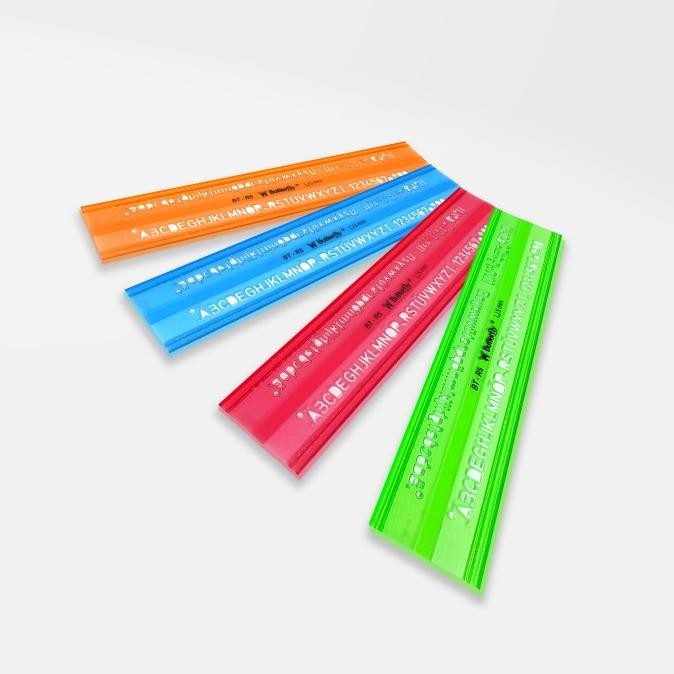 

tyS Penggaris Butterfly BT-R5 / MAL HURUF 5MM