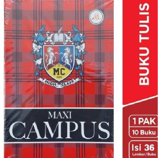 

tyS (10pc) BUKU TULIS CAMPUS 36 LEMBAR / BUKU KAMPUS BOXY PANJANG BIG BOSS