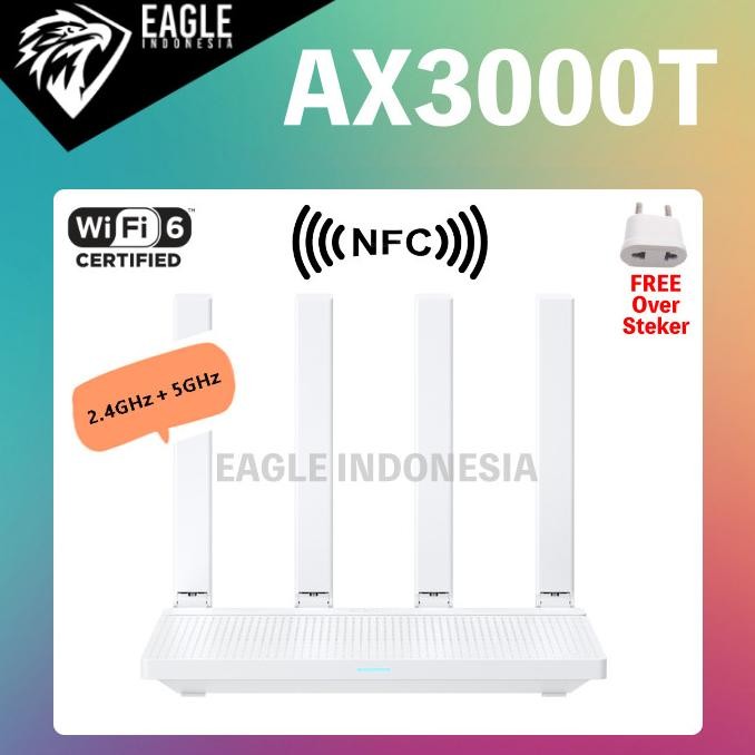 TERLARIS - Mi AX3000 AX3000T GAMING Wifi 6 Router Mesh Gigabit Dual Band