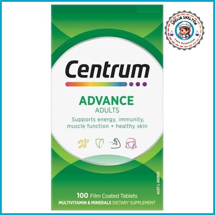 PALING MURAH. CENTRUM ADVANCE ADULTS ADULT KESEHATAN KULIT MINERAL ANTIOKSIDAN 100