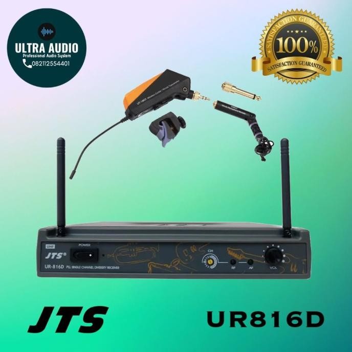 JTS UR816D UT16GT 508G Mic Wireless Bass Biola Saxophone ORIGINAL