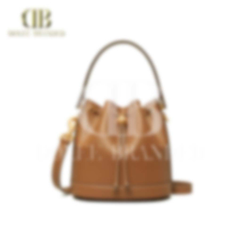 TB Bucket Monogram Leather Brown (1615)