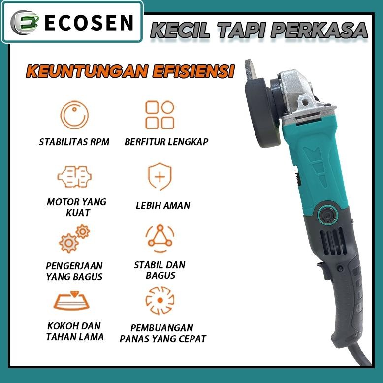 ready  ECOSEN Mesin Gerinda Tangan Listrik 4'Gerinda Murah Berkualitas Kualitas Gerinda tangan