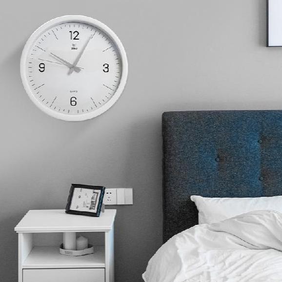 Murah Deli Jam Dinding Minimalis / Wall Clock Putih 900XS Non COD