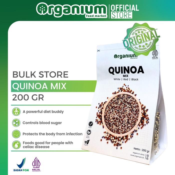 

Organium Quinoa Mix 3 Colour , Campuran 3 Warna Biji Quinoa - 200G