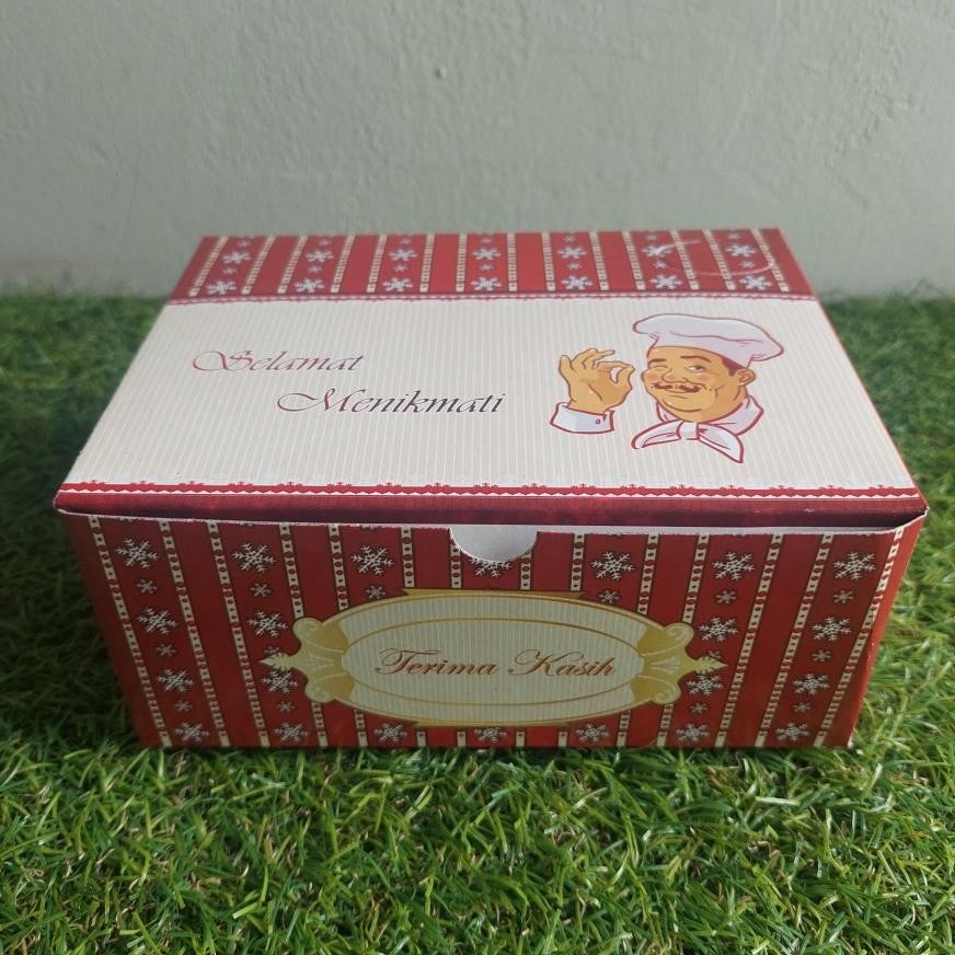 

Fuz-611 Fe24 [25Pcs] Dus Kue Koki 16X12 / Dus Kue Koki 16 X 12 Cm Hemat