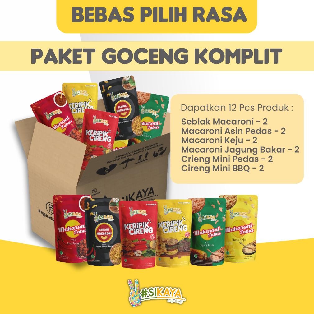 

TERMURAH Paket Goceng Komplit PSBB (Promo Saat Butuh Berhemat)-Sikaya Siap kirim