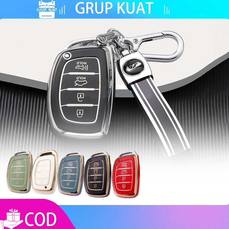 redi kk Case Kunci Mobil Silicon Case Pelindung Kunci Mobil Casing Kunci Mobil Untuk Hyundai Creta, 