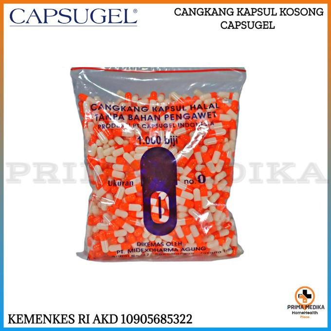 Kapsul kosong CAPSUGEL / Cangkang kapsul kosong CAPSUGEL KAPSUL - 0 PS