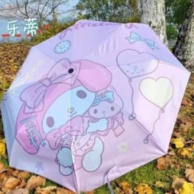 Terlaris Payung Hello Kitty / Payung Lipat Cinnamonroll Payung My Melody Kuromi