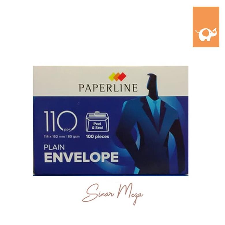 

et-12 Oh34 Paperline Amplop 110 PPS Putih Polos Murah Termurah Viral