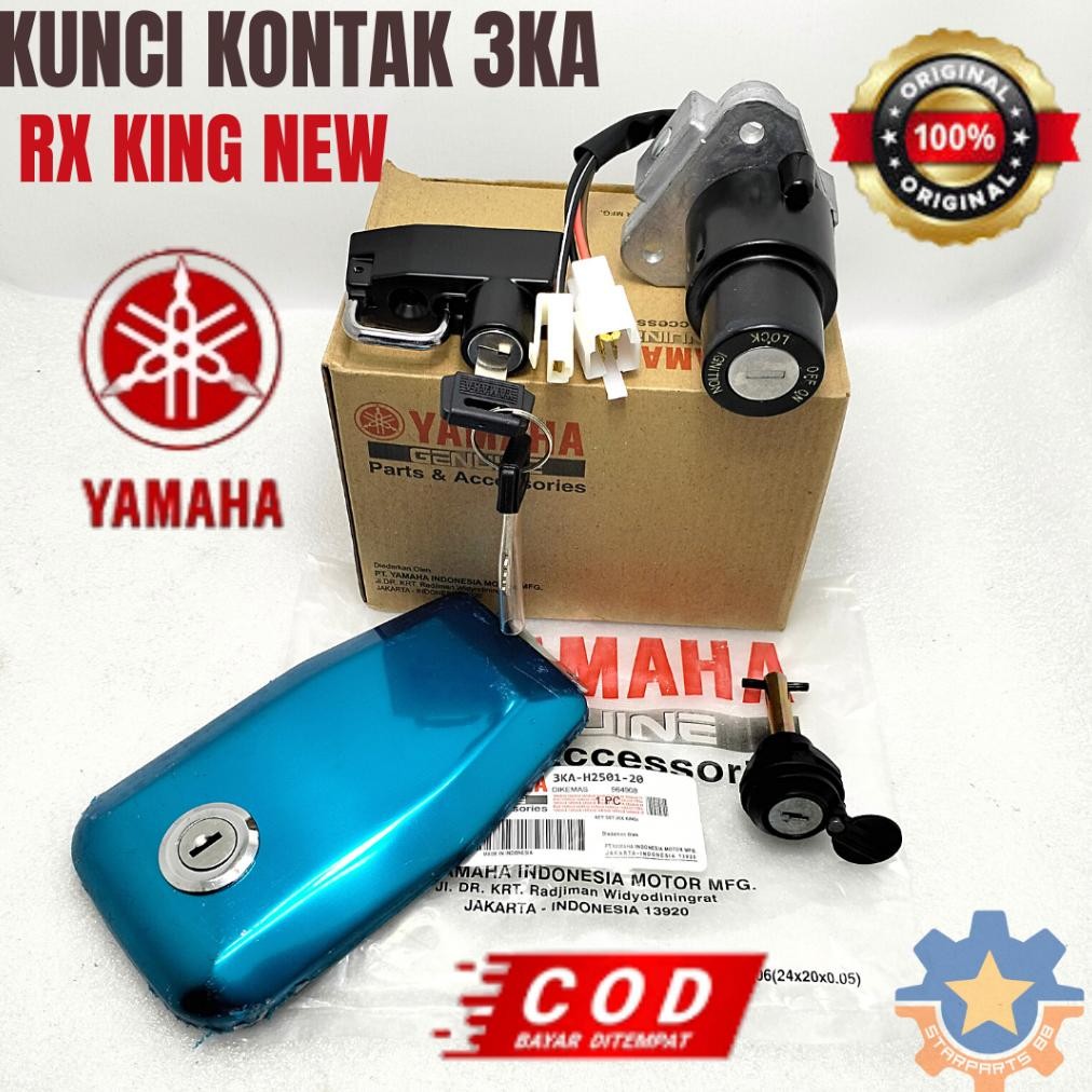 redi kk KUNCI KONTAK SET 3KA MOTOR YAMAHA RX KING NEW KUALITAS ORISINIL YGP ASLI KONCI GEMBOK KEY SE