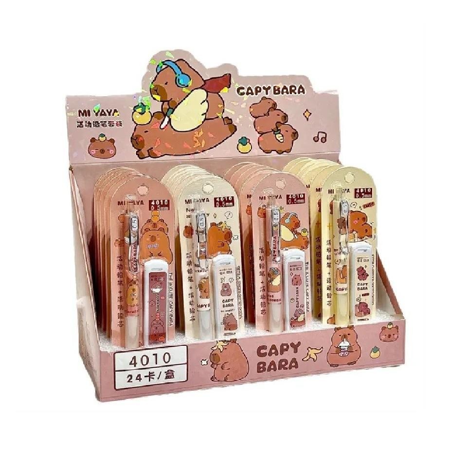 

Ew64 hjg-7 Fancy Pensil Mekanik HB 0.5mm Set - Mechanical Pencil With Refill LABUBU / CAPYBARA / KUROMI Viral Terlaris