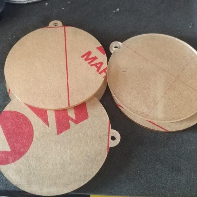 

redi Bahan Medali Akrilik Bulat 2mm 8cm LASERCUT Acrylic