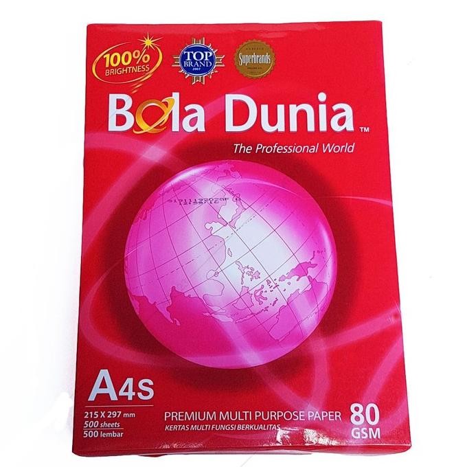 

PJJ-1621 CQ37 Bola Dunia Kertas Print/Fotocopy A4S 80gsm Original Viral