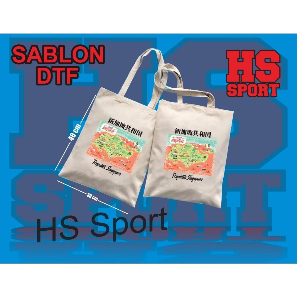 Best Seller CQ37 TOTEBAG SINGAPURA - TOTEBAG  SINGAPURA - OLEHOLEH  SINGAPURA - SOUVENIR SINGAPURA -