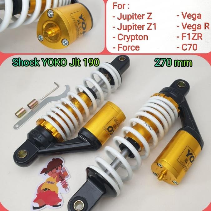 Shock breaker YOKO MODEL TABUNG SEGITIGA 270mm dan 340mm PROMO