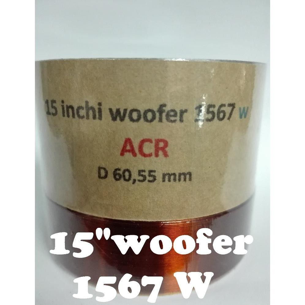ready  spul spoel voice coil speaker 15 inch ACR 1567 W