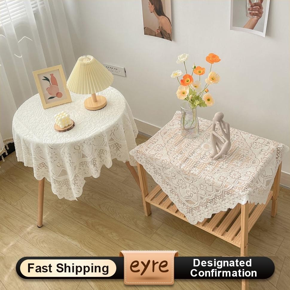 Uk-75 EyreJaminan Kualitas Taplak Meja Rajutan Taplak Meja Penutup Samping Tempat Tidur Rumah Sastra