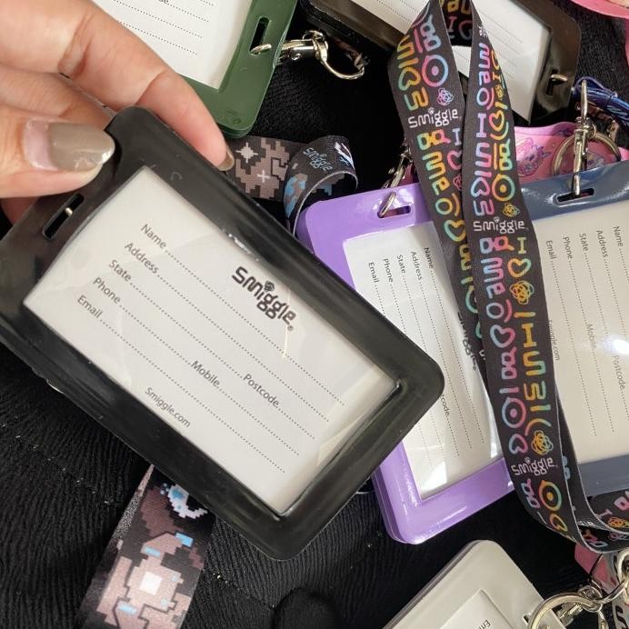 

new !!! Smiggle Name tag Lanyard ID Import 1745 murah